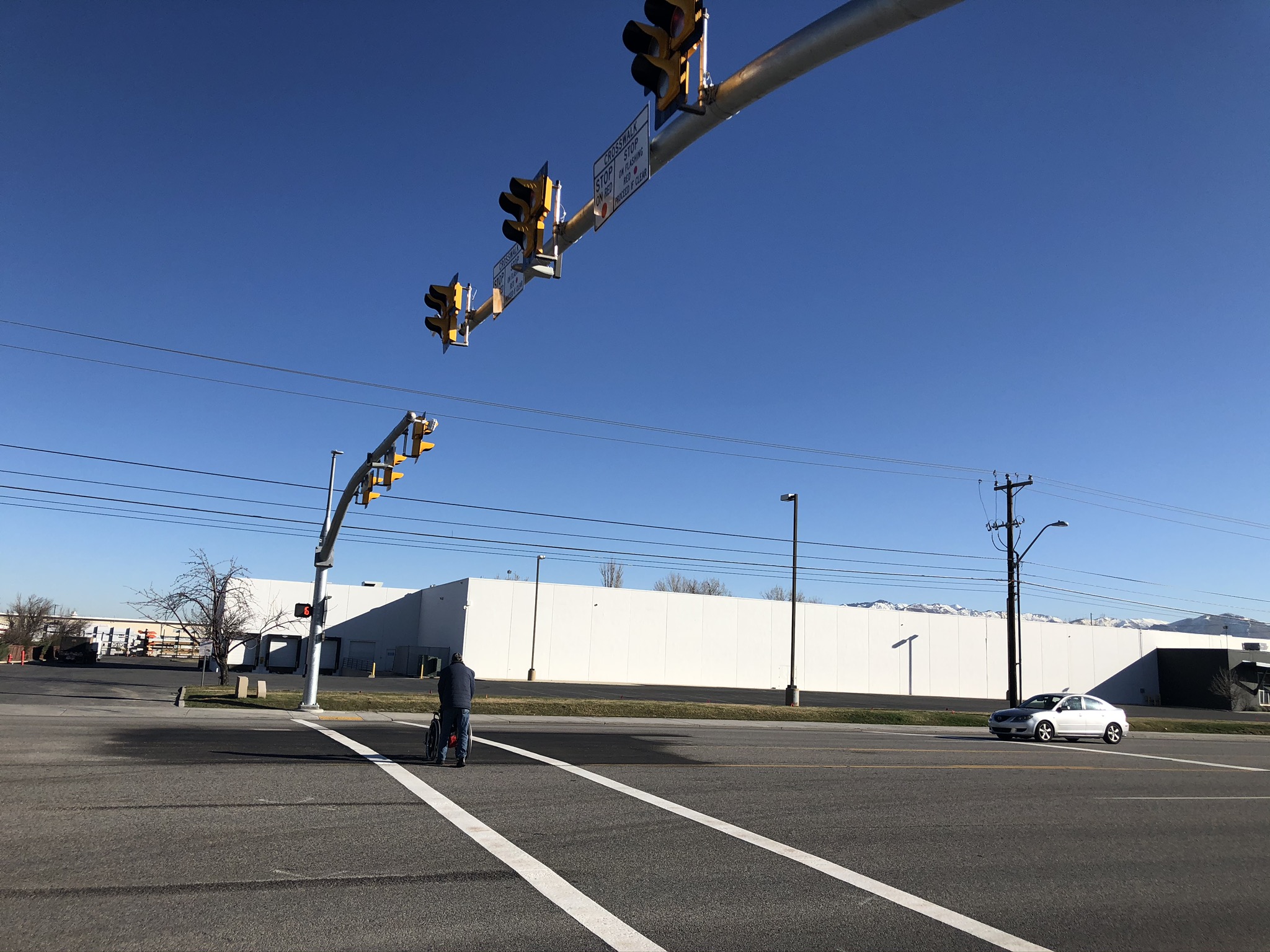 New HAWK signal working along 3300 South South Salt Lake Journal