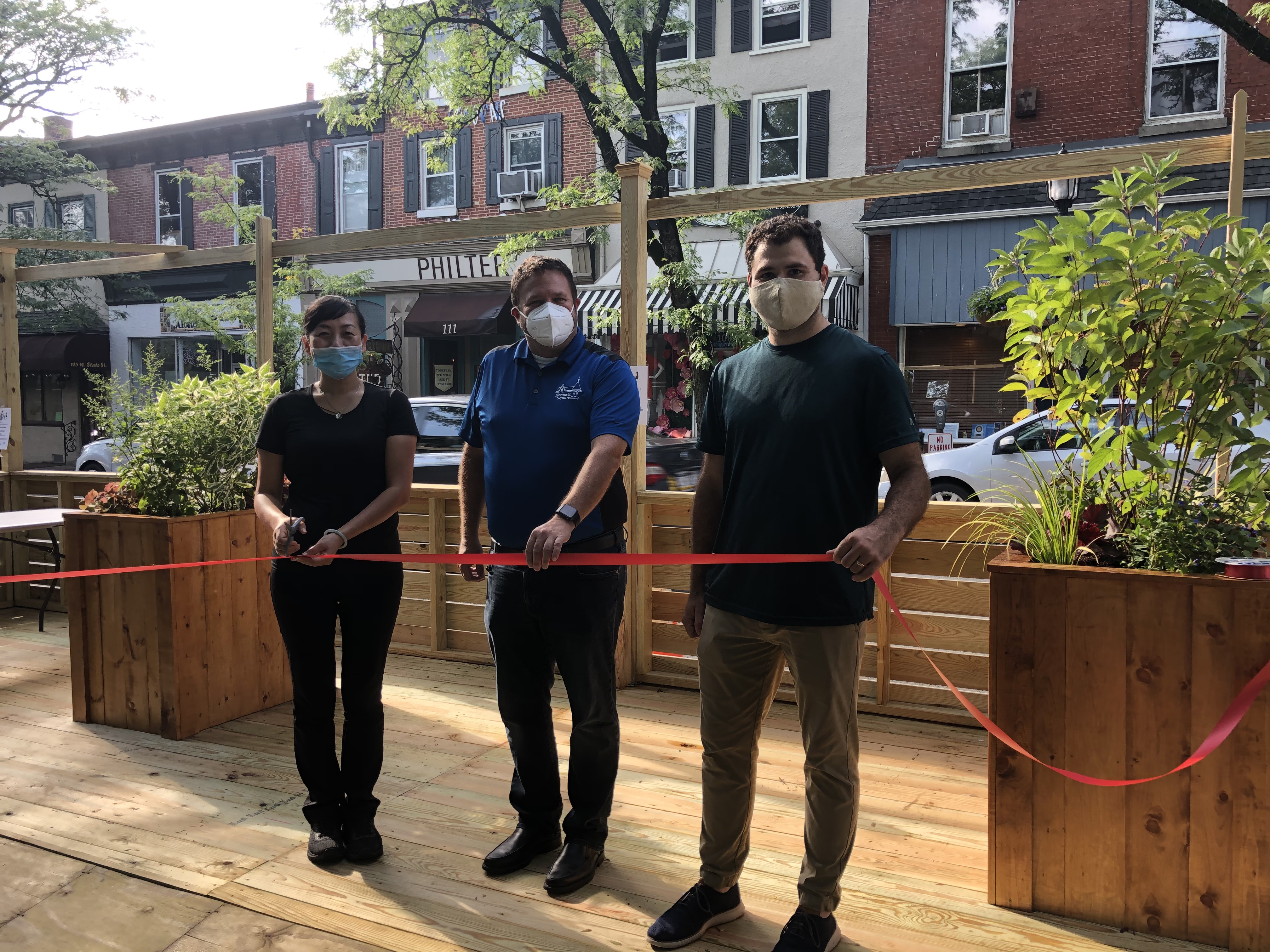Square’s FirstEver Parklet Has Been Unveiled Chester County