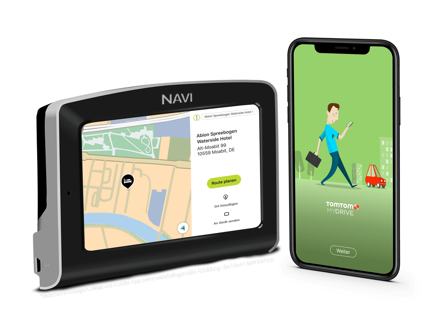 TomTom das NaviSystem ist Local Line ListingPartner