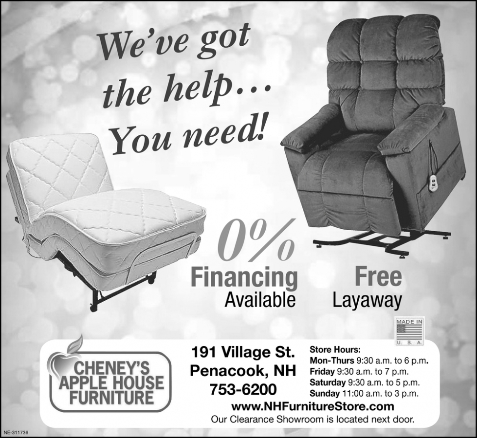 Cheneys Apple House Furniture Penacook Nh Furniture Walls