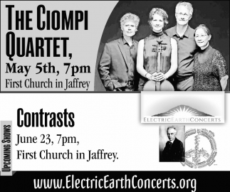The Ciopmi Quartet, Electric Earth Concerts, Peterborough, NH