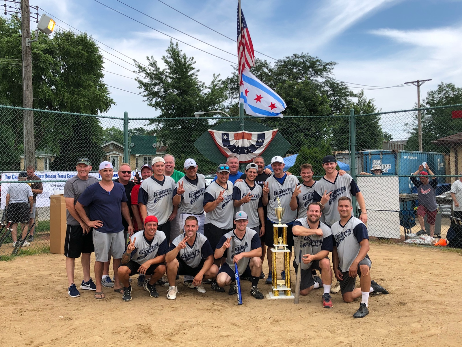 Local 150 Continues to Dominate with Second Consecutive Softball