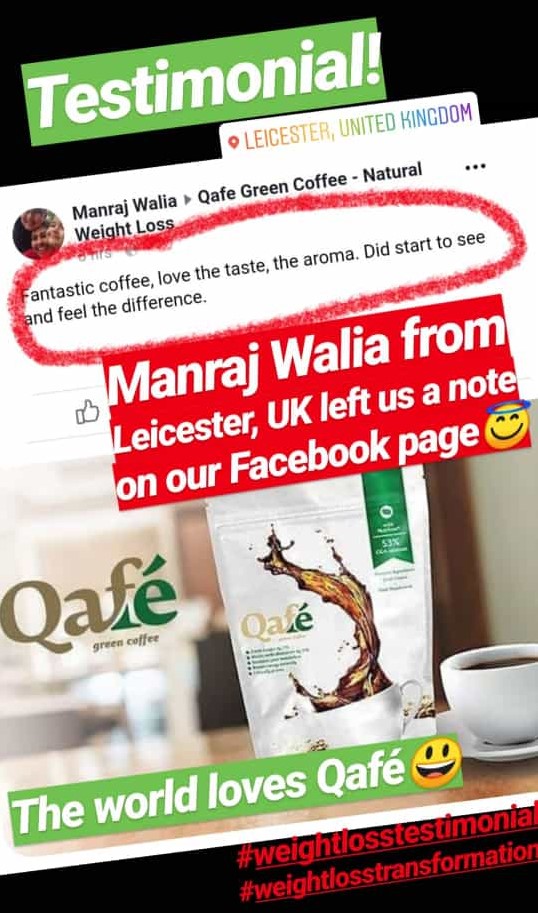 Qafe Green Coffee weight loss supplement