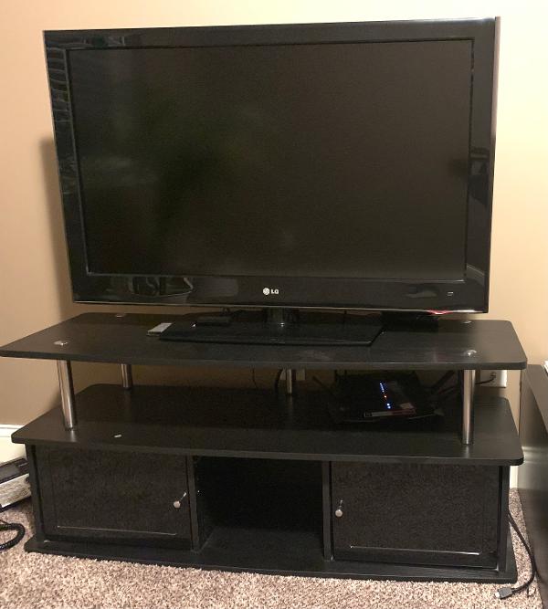 LG 42 inch TV with TV Stand