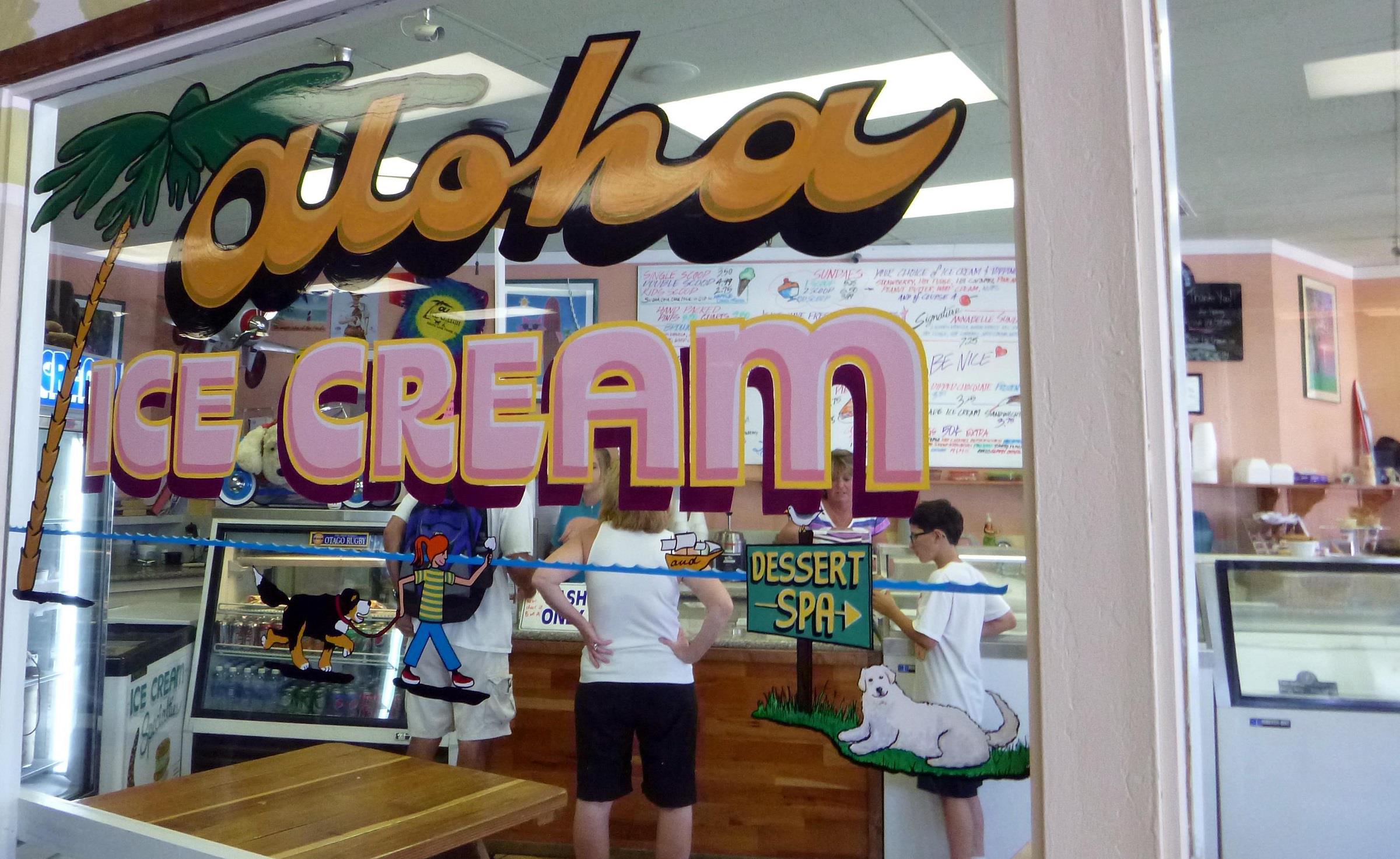 Say Aloha Ice Cream... in South Lake Tahoe a summer's treat