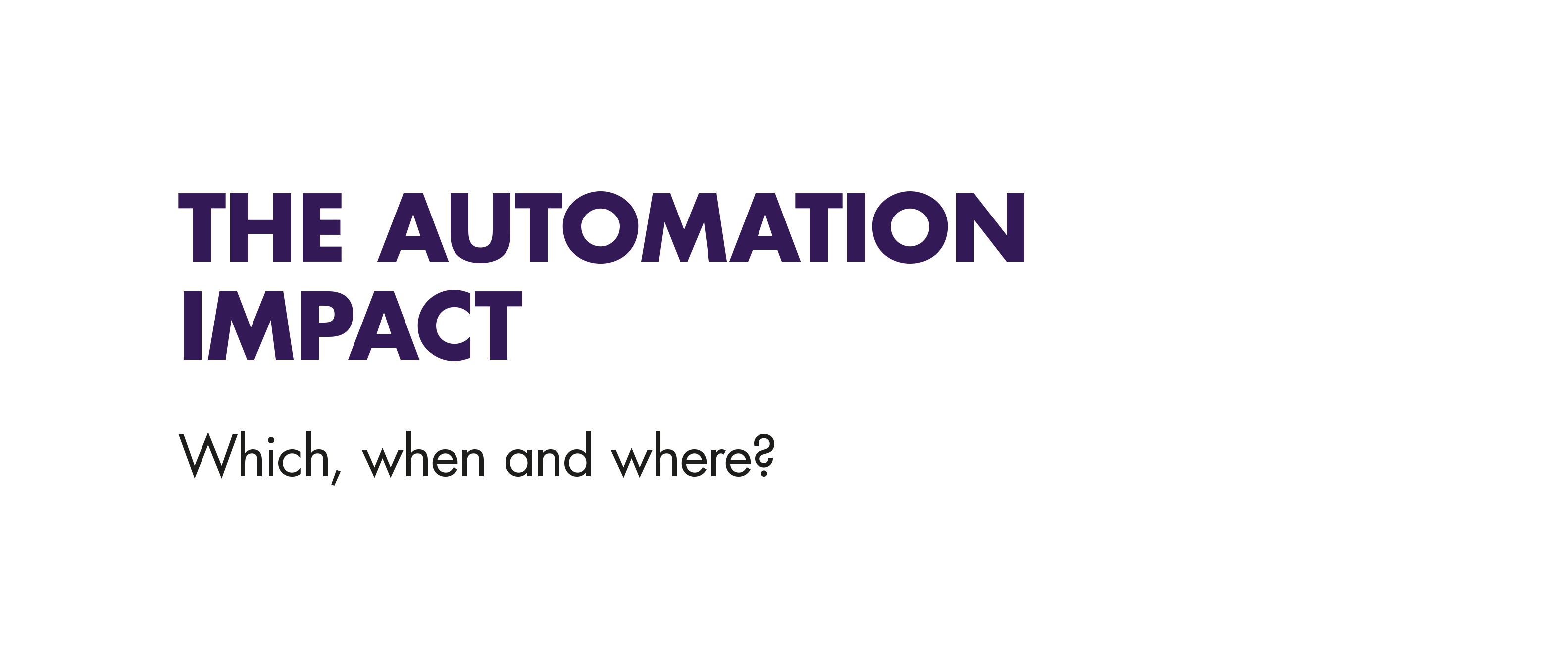 The Automation Impact Localis