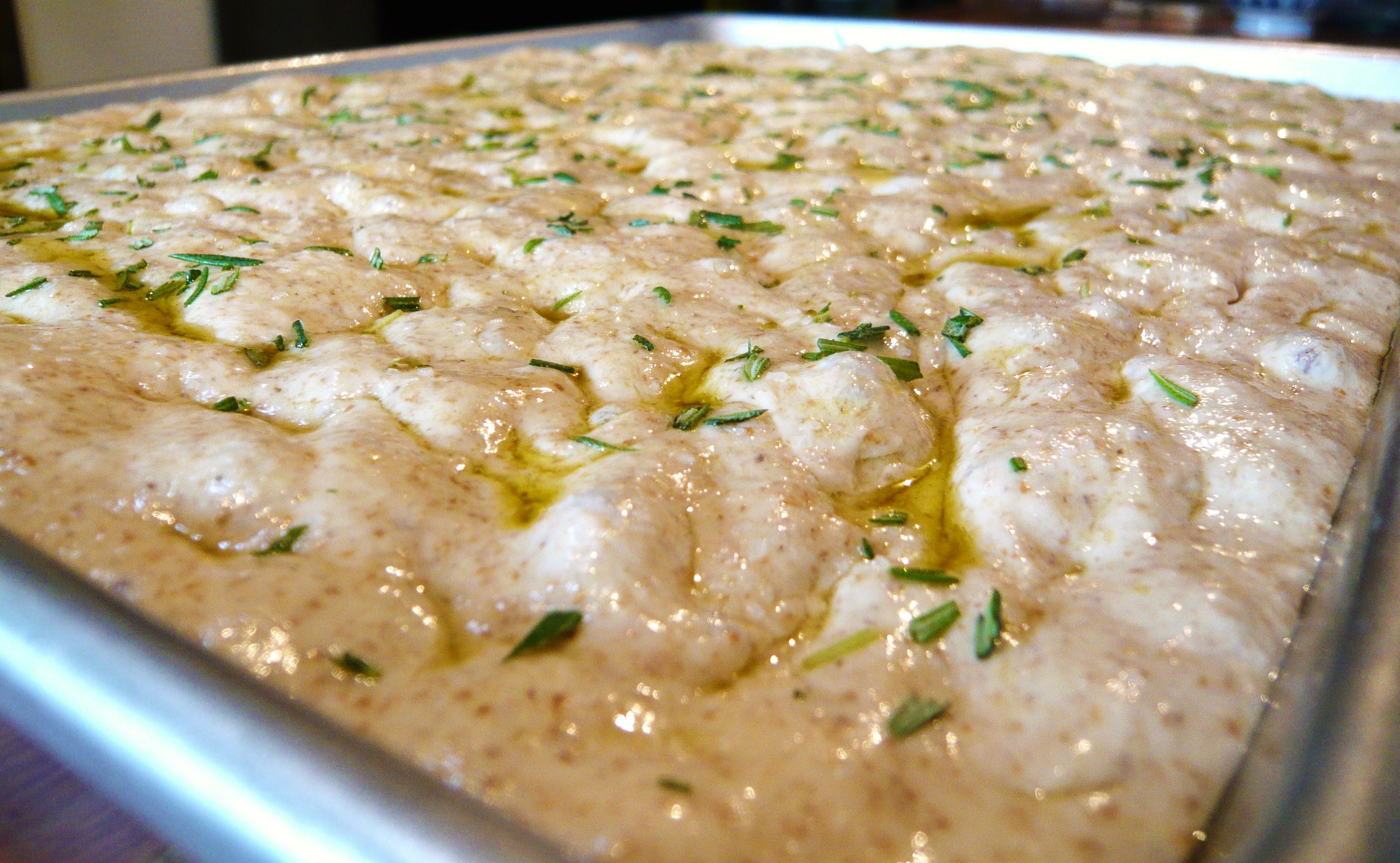 Whole Wheat Rosemary Focaccia