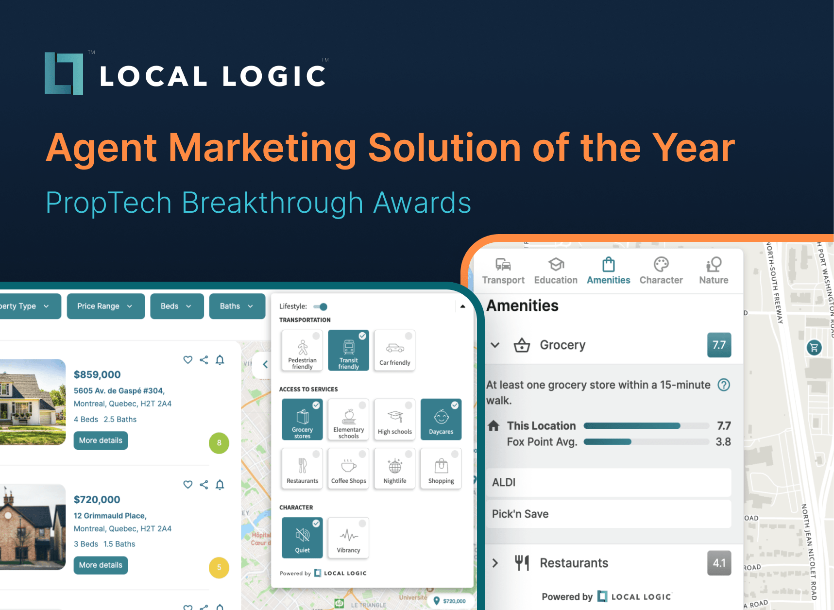 Local Logic wins PropTech Breakthrough Awards Local Logic