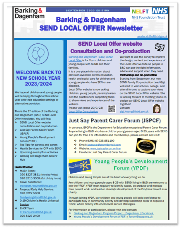 Our CoProduction Journey how we designed our SEND Local Offer