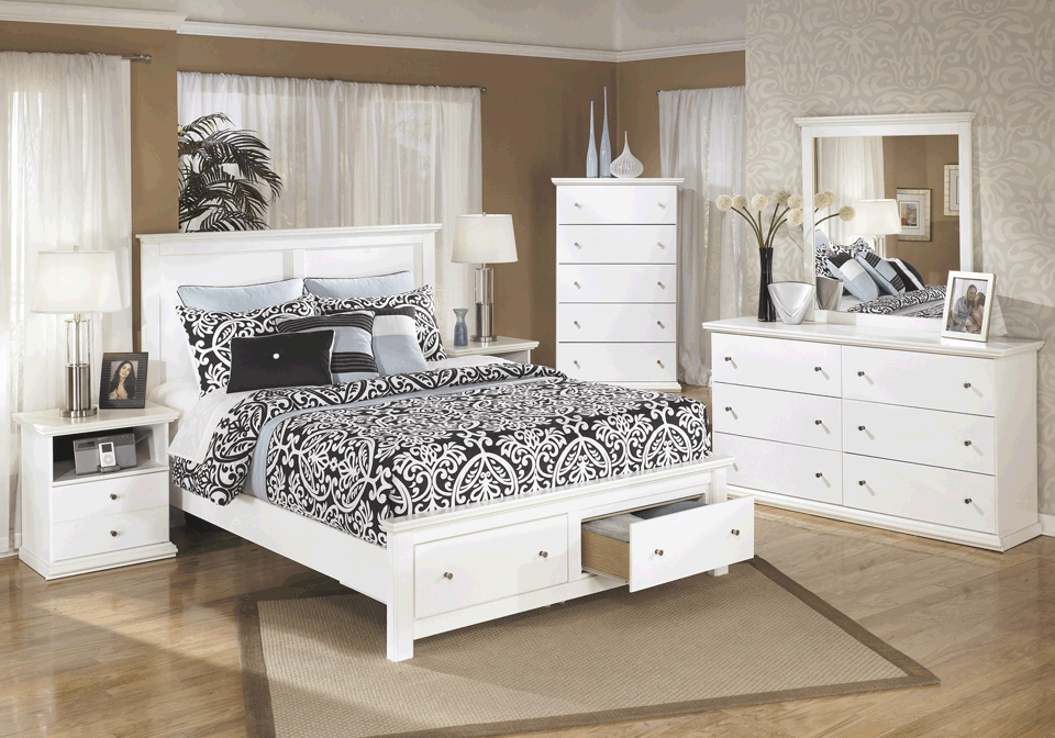 Queen Storage Bedroom Set / Bethel Queen Storage Set / Spencer queen
