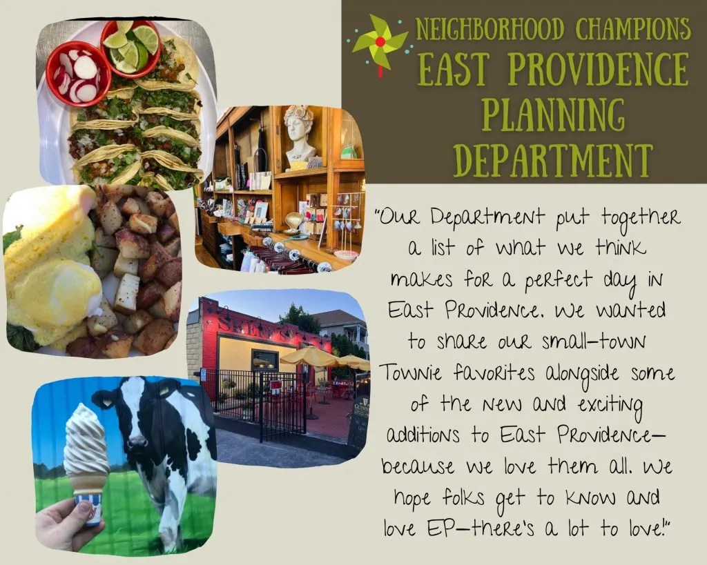 Meet the East Providence Planning Department, Neighborhood Champions