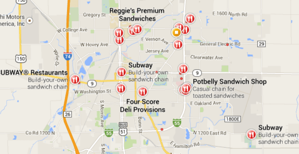 Bloomington Normal Food Guide (Sandwiches) BloomingtonNormal LocalWiki