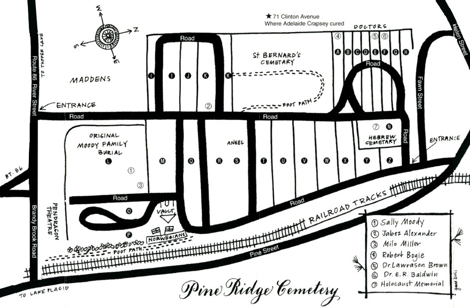 Information about "Cemetery map.jpg" on pine ridge cemetery Historic