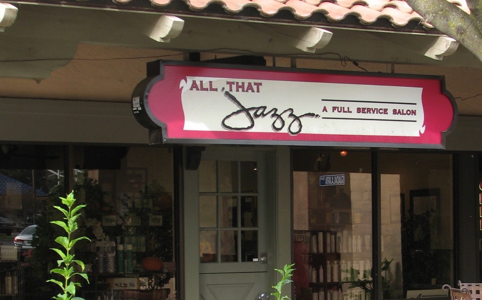 Information about "All_That_Jazz_sign.JPG" on all that jazz Davis