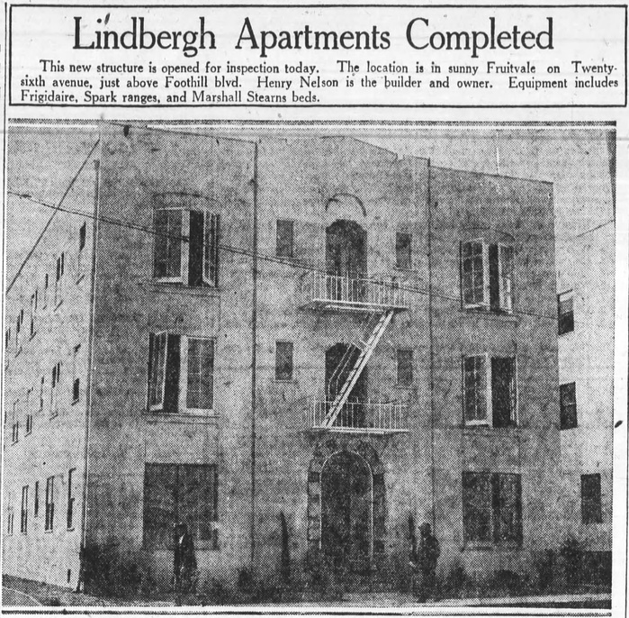 Lindbergh Apartments Oakland LocalWiki