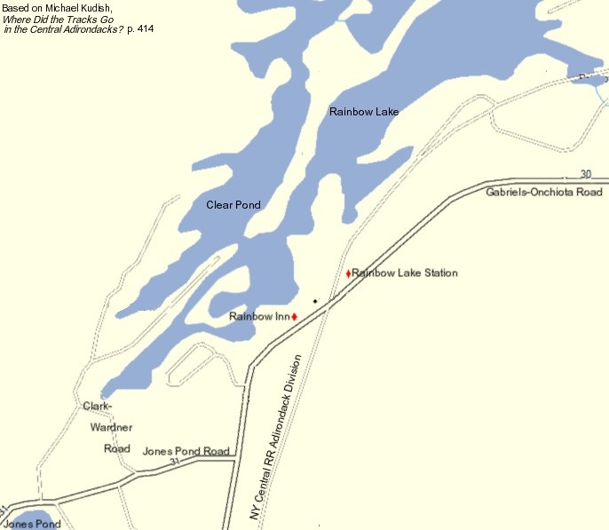 Information about "Rainbow Lake.jpg" on rainbow inn Historic Saranac