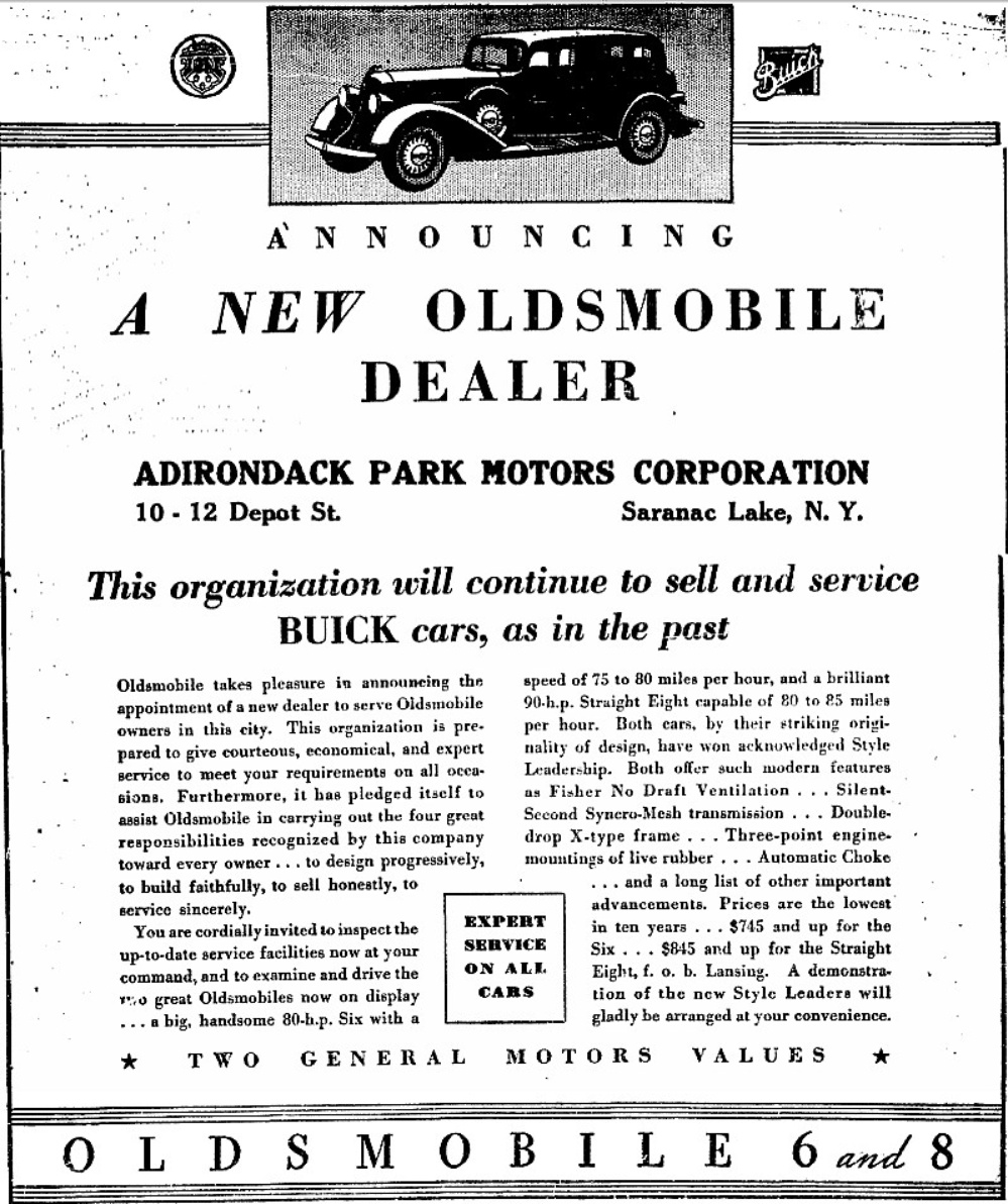 Adirondack Park Motors Historic Saranac Lake LocalWiki