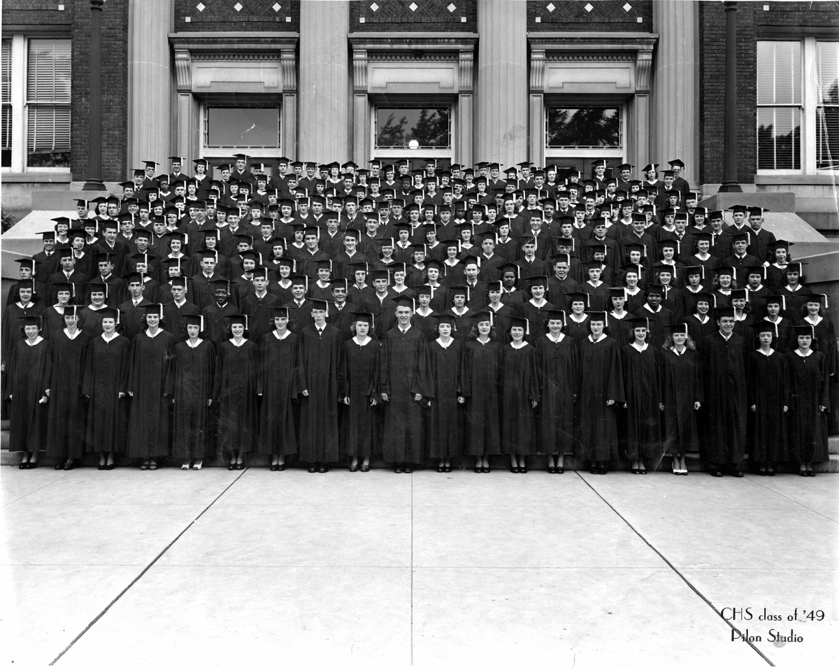 Information about "1949 Champaign High School Graduation Photo.jpg" on