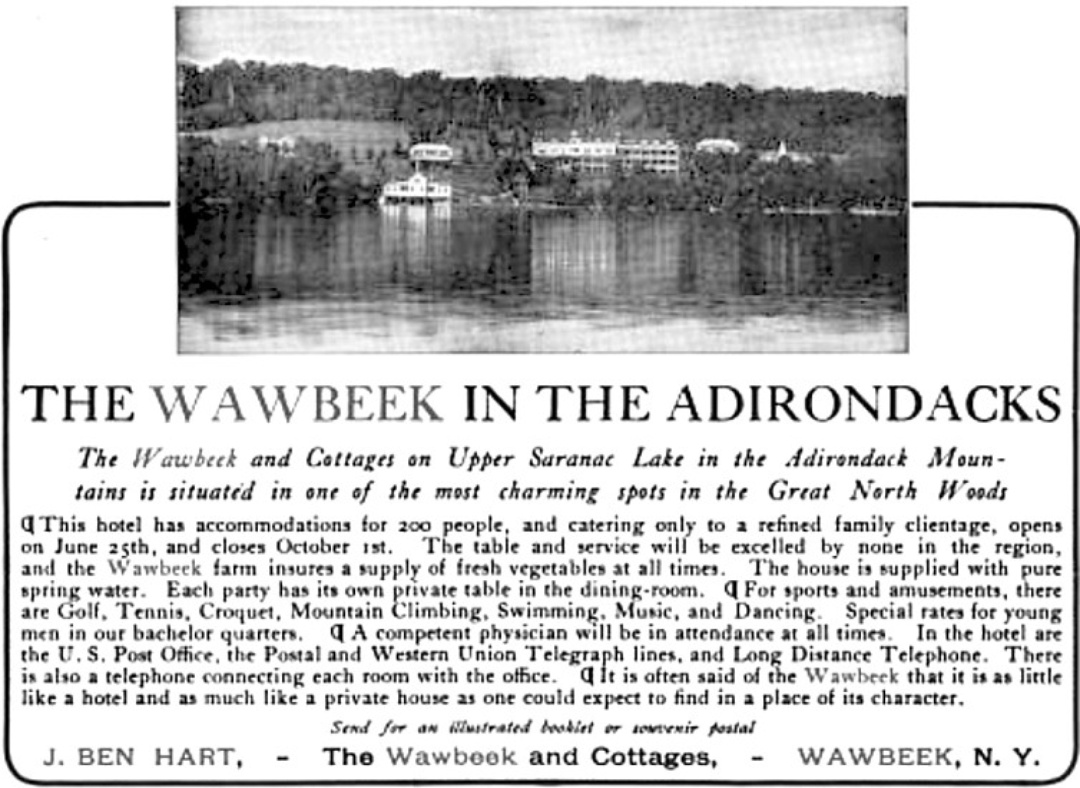 Wawbeek Hotel Historic Saranac Lake LocalWiki