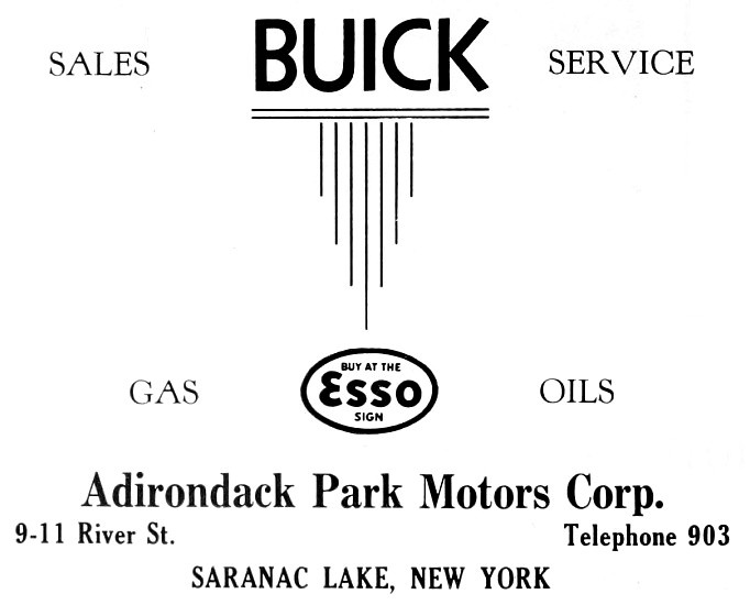 Information about "Adirondack Park Motors 1947.jpg" on riverside garage