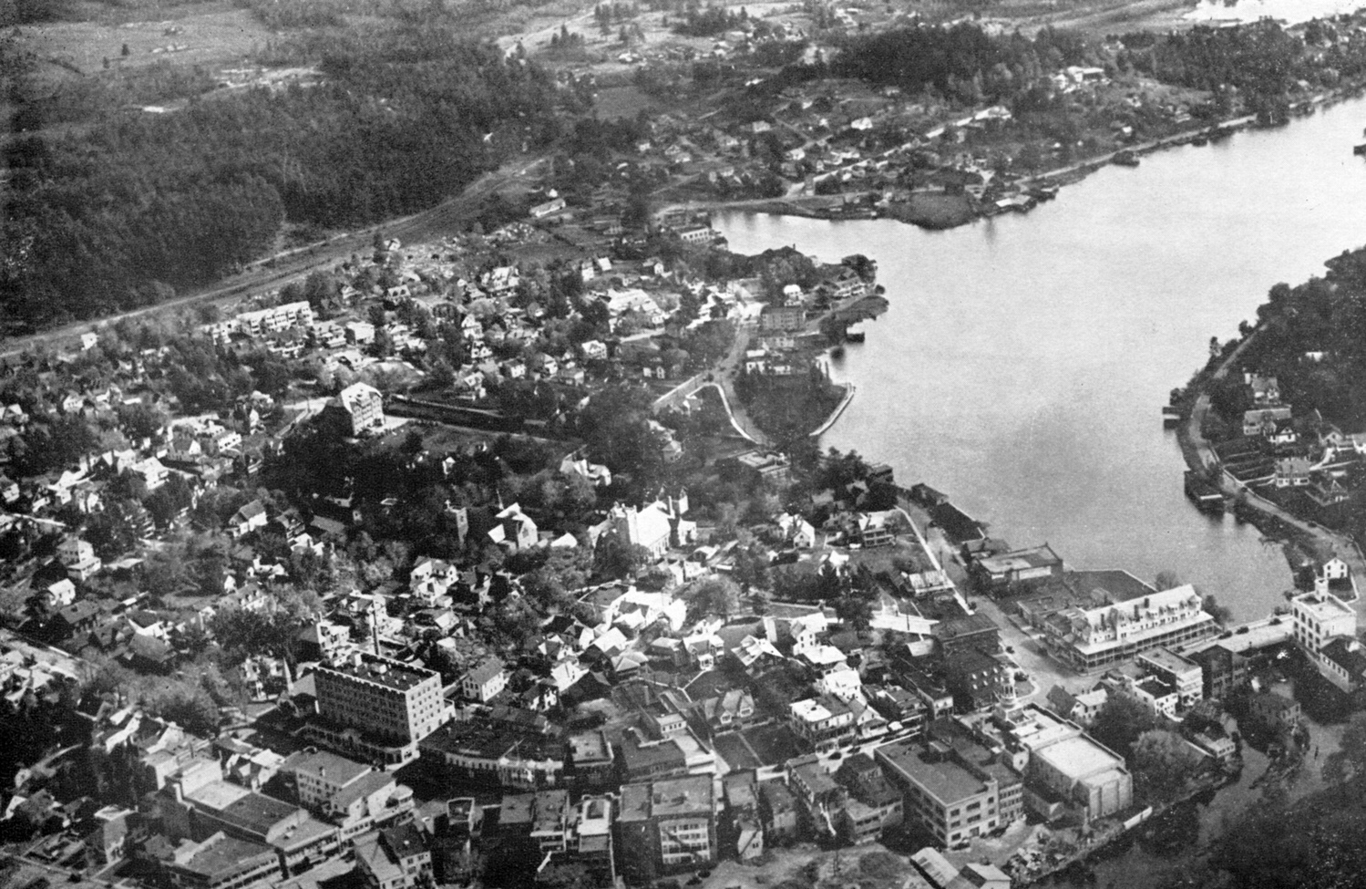 Saranac Lake Village, c. 1948 Historic Saranac Lake LocalWiki