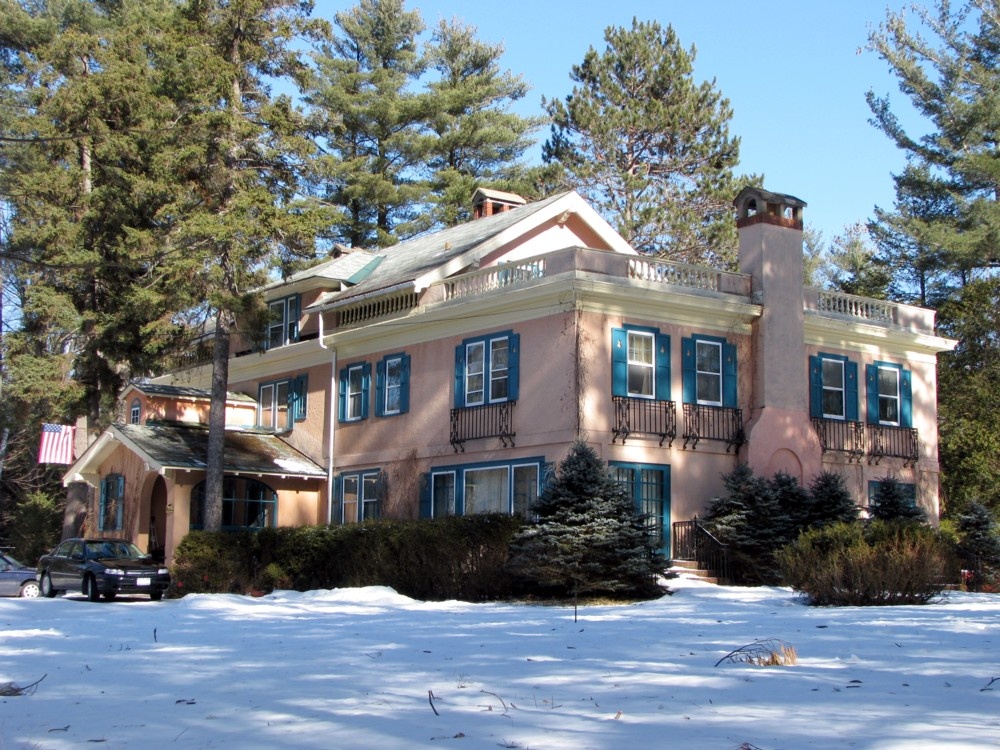 Information about "Pink Palace.jpg" on pink palace Historic Saranac