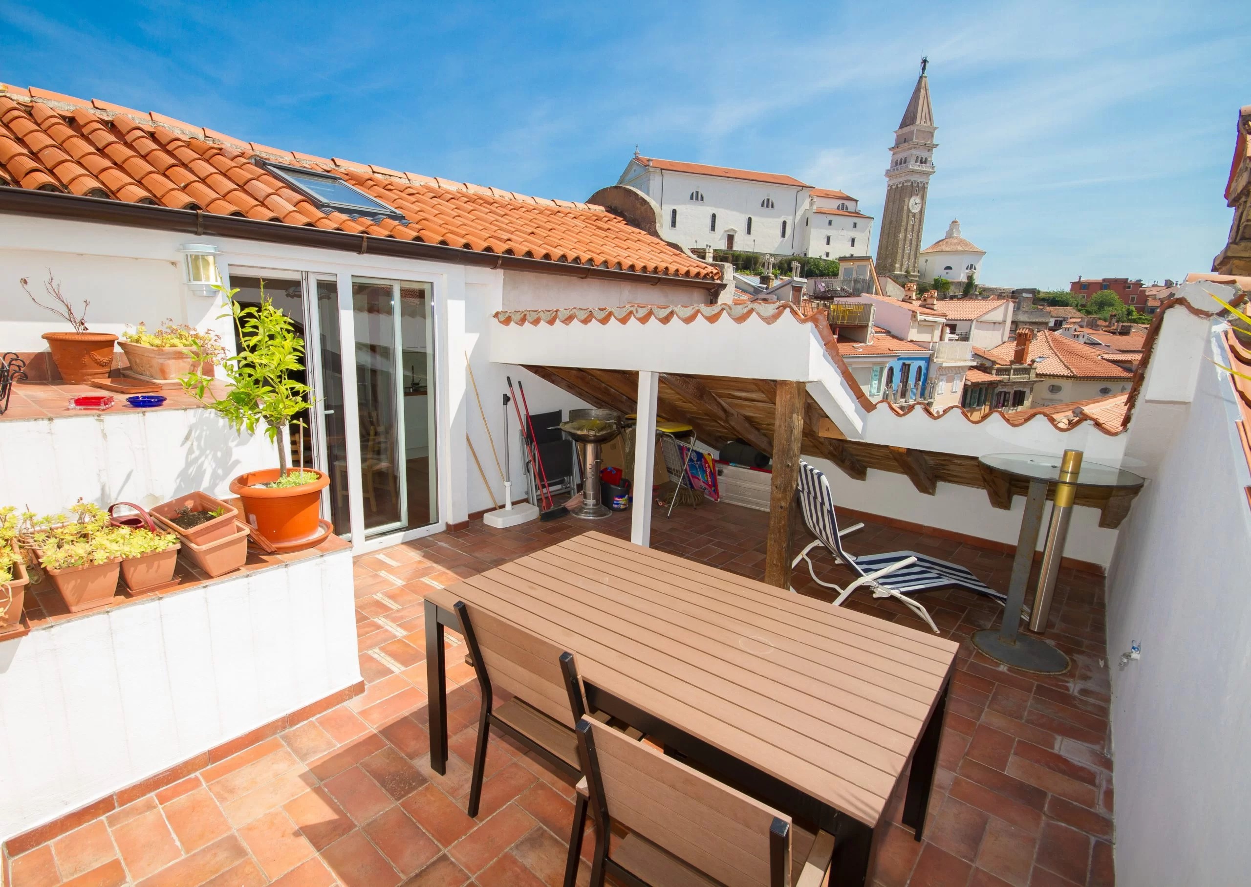 Two Bedroom City Penthouse With Rooftop Terrace Piran