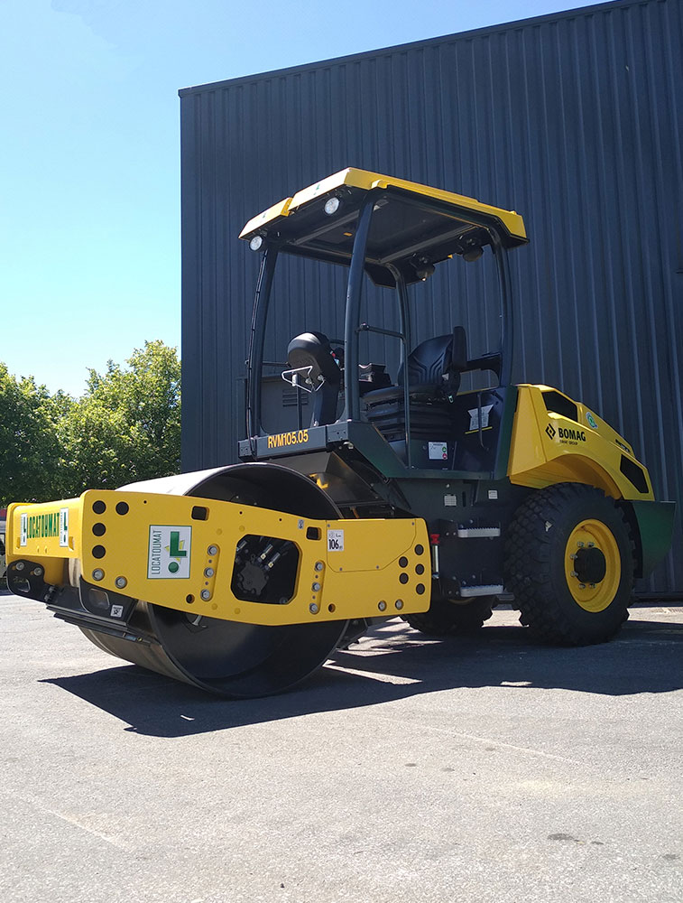 Compactage ROULEAU VIBRANT MONOCYLINDRE V1