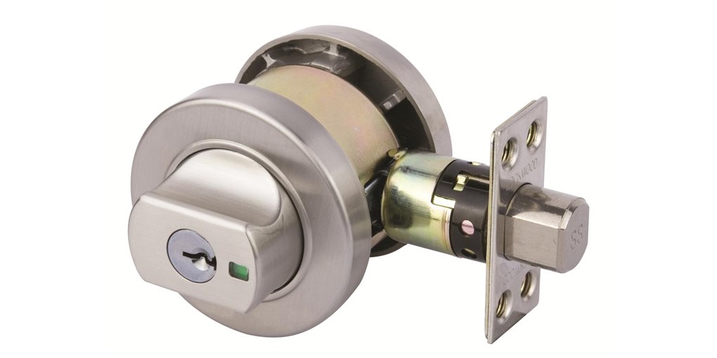 Lockwood 005 Paradigm Round Deadbolt In Brushed Chrome Finish Lock