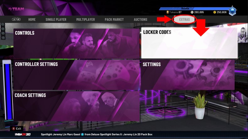 How to enter NBA 2K20 Locker Codes LockerCodes.io