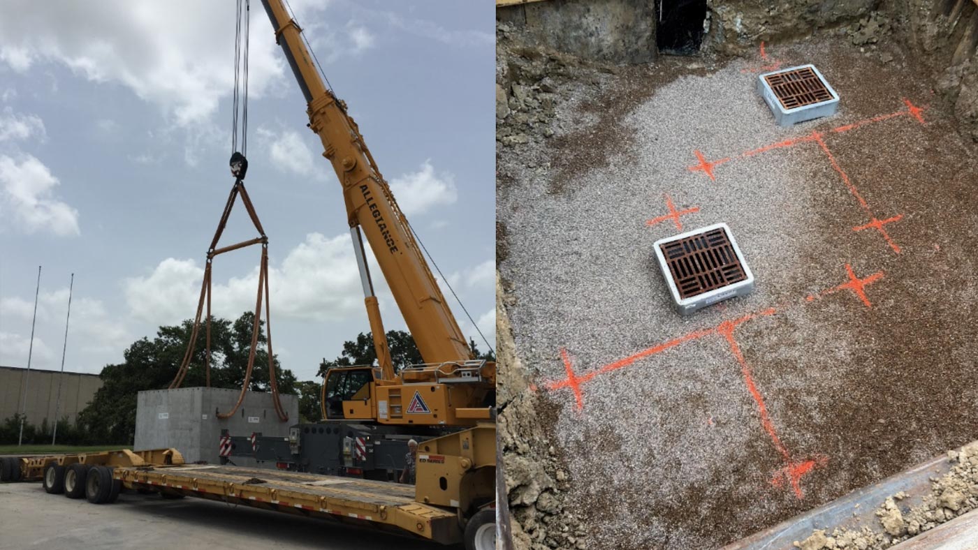 Safely Offloading & Handling Precast Concrete Products Locke Houston