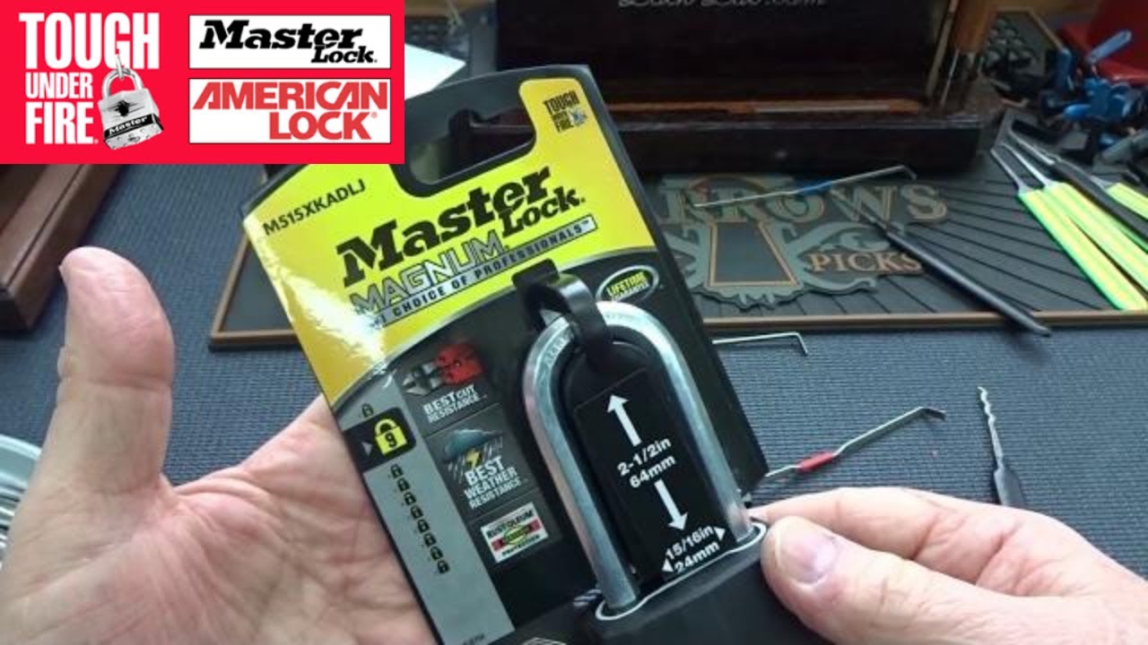 (1242) Master Lock's 9 = ZERO! BosnianBill's LockLab BosnianBill's