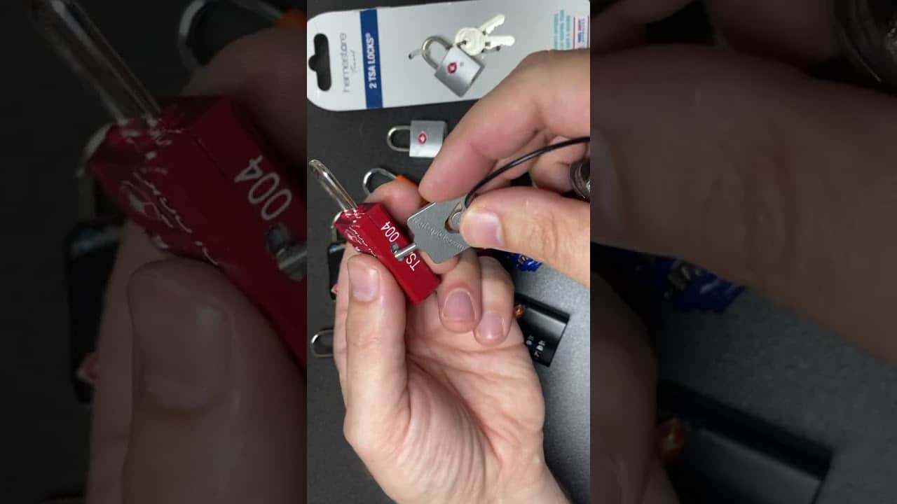 TSA Lock Master Keys shorts BosnianBill's LockLab