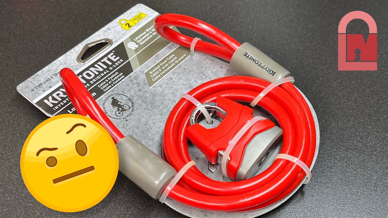 Toxic Junk? Kryptonite Cable Lock Picked BosnianBill's LockLab