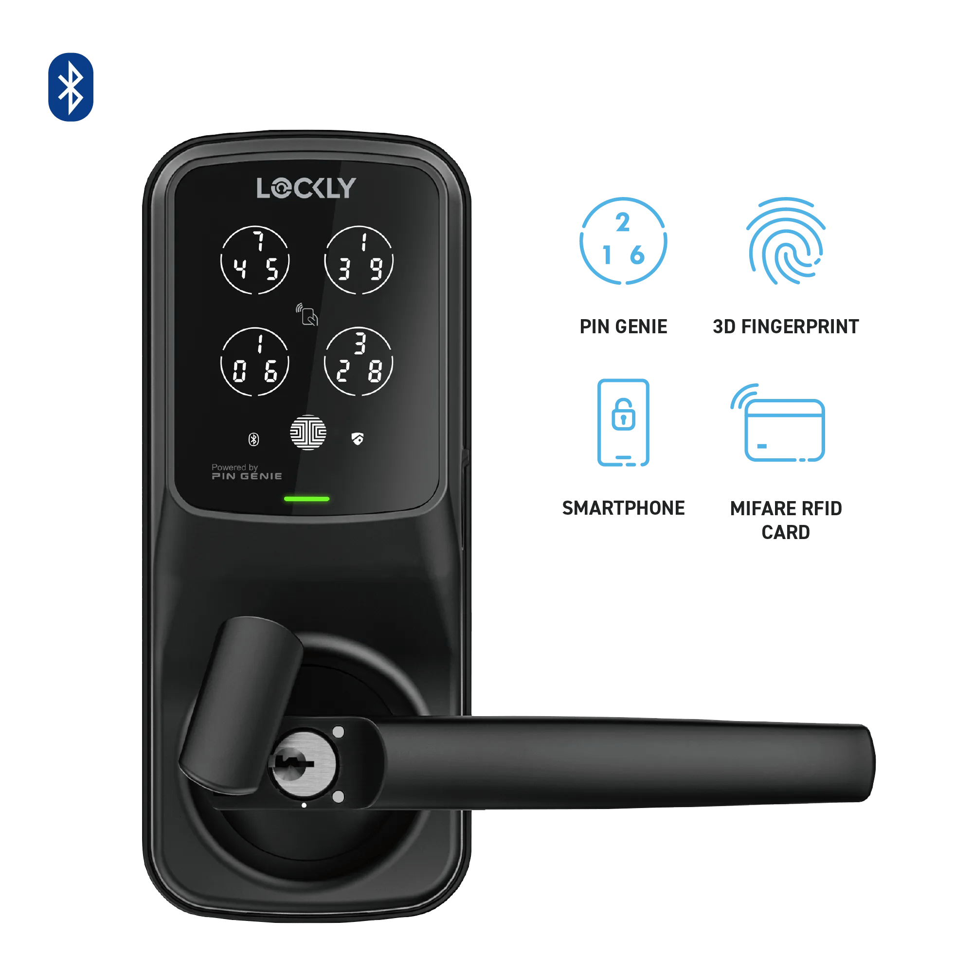 Lockly Secure Plus | Special Latch Edition with Card Access | Lockly®