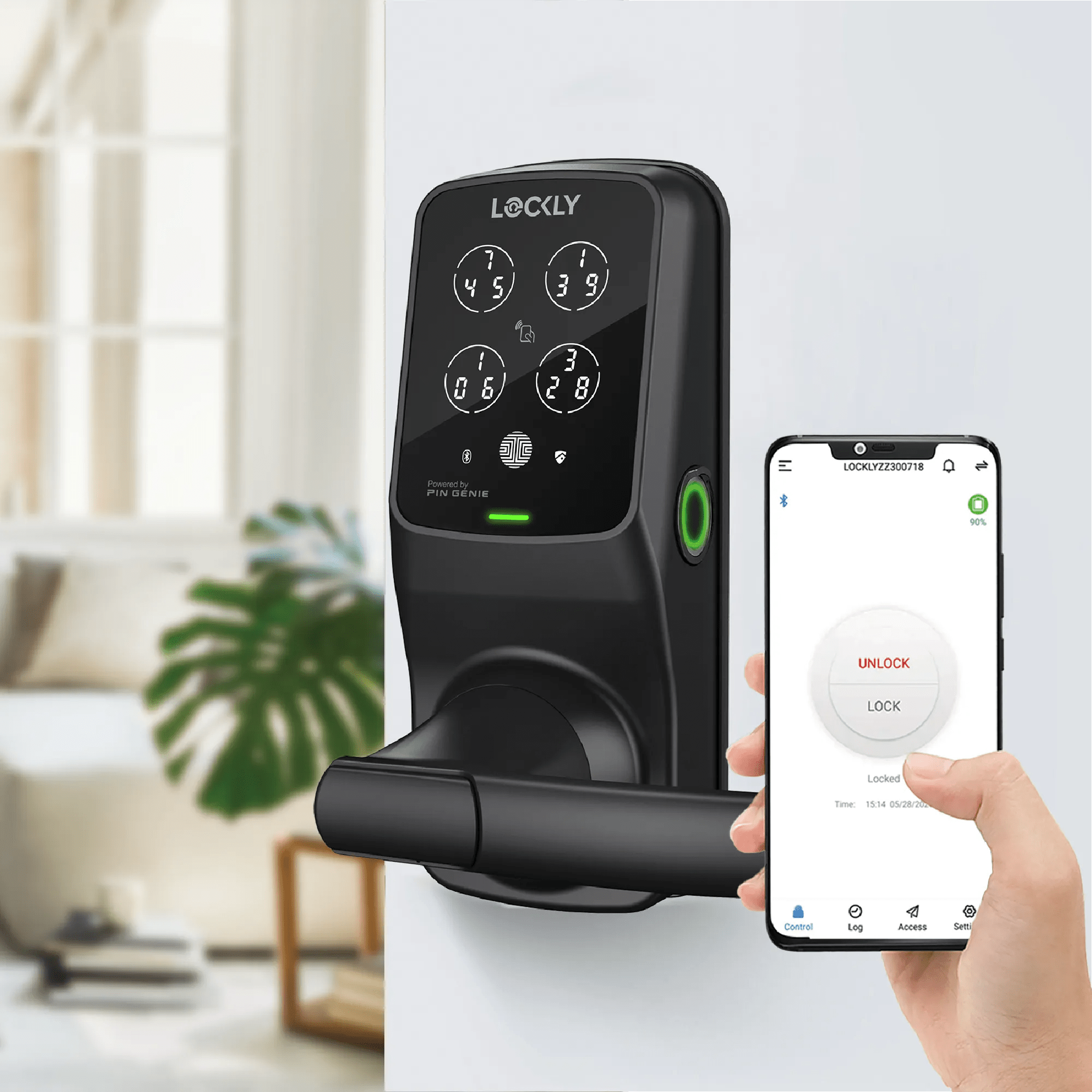 Lockly Secure Plus Special Latch Edition with RFID Card Access