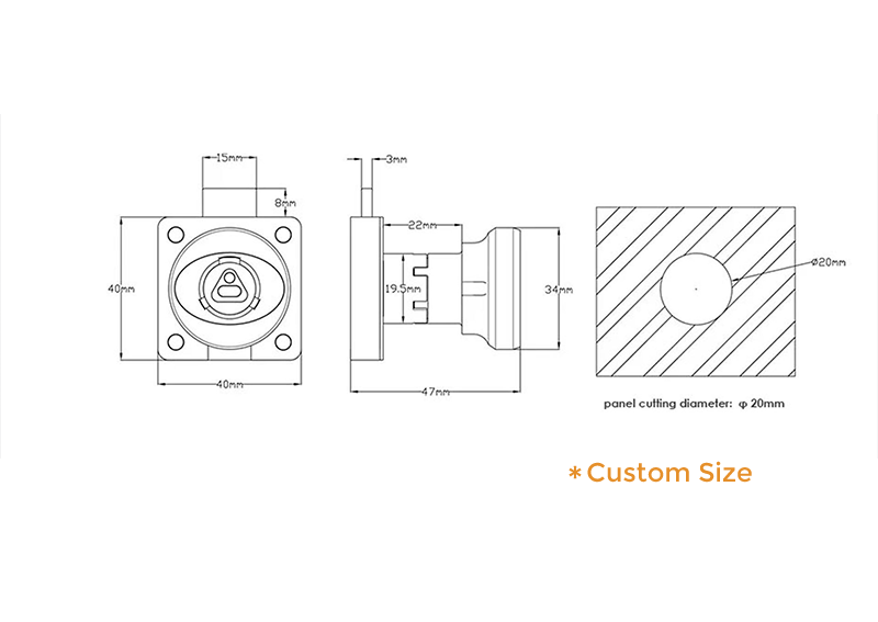 Vanma Electronic Drawer Lock Electronic Lock System Key Access Control Solution Vanma