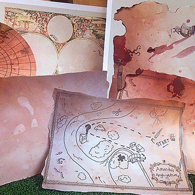 15 printable treasure map templates - Arrggh!
