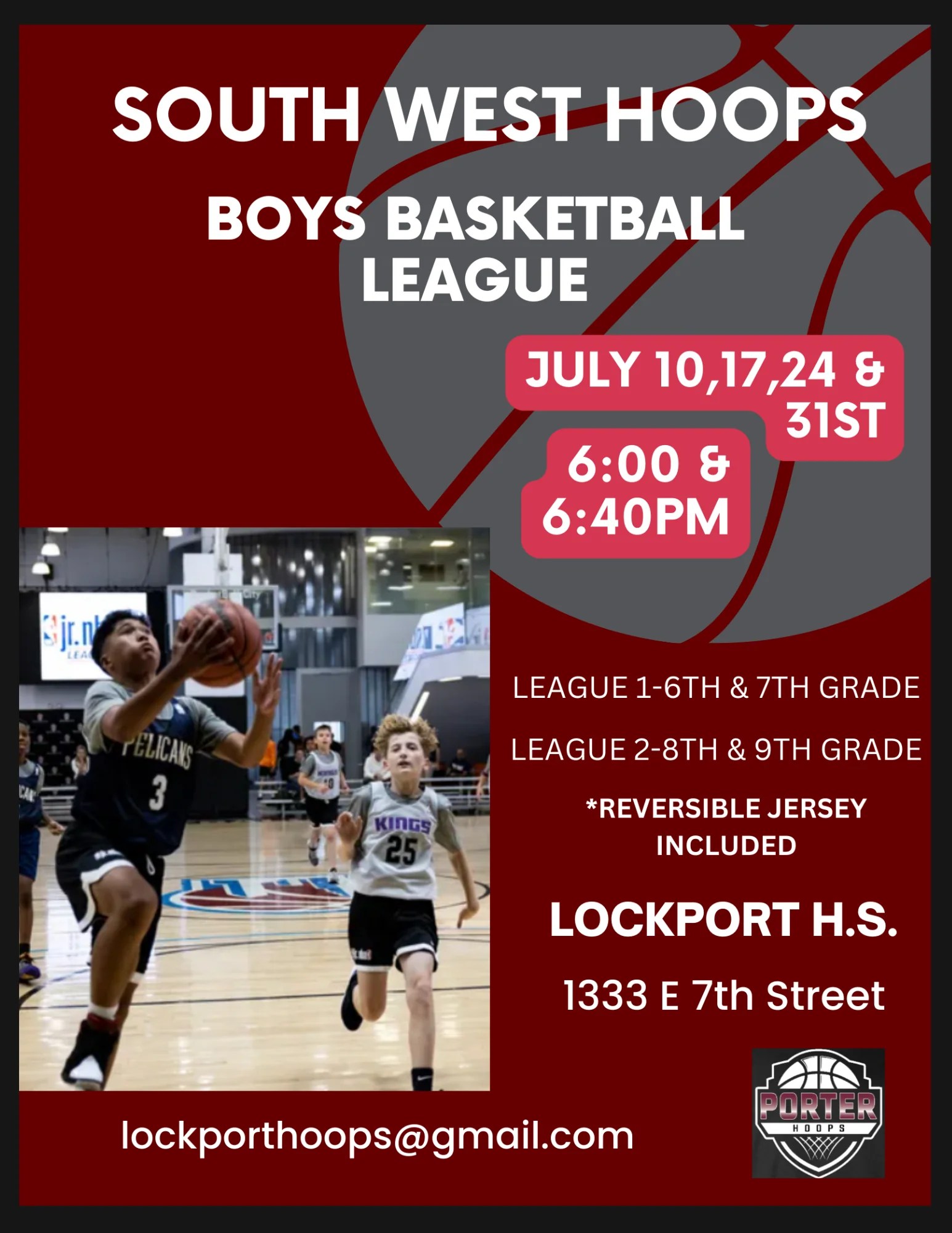 SouthWest Hoops League (JULY) Lockport Hoops