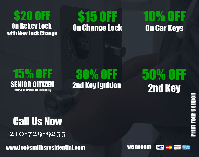 Locksmiths Residential ( Lost house key ) 78256 San Antonio TX