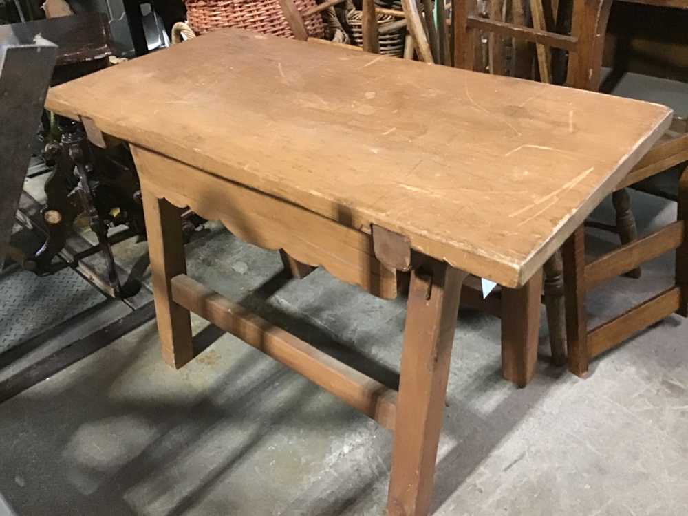 Brown Wood Kitchen Table