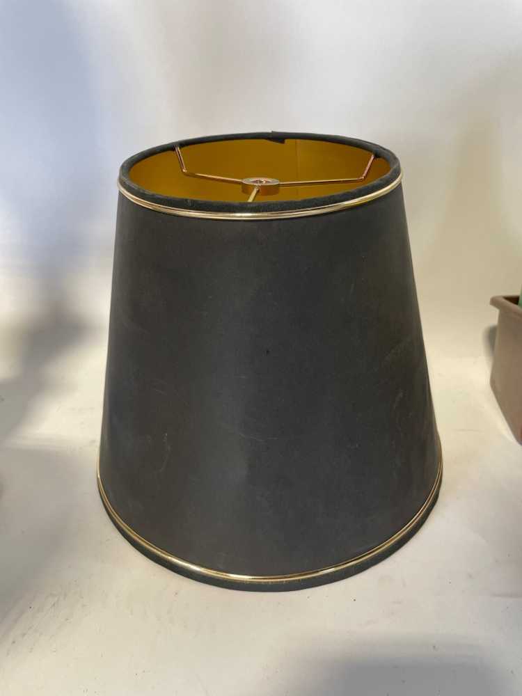 Black And Gold Lampshade