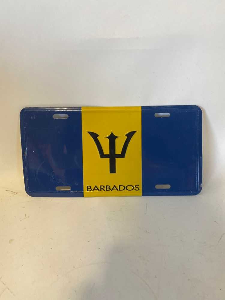 Barbados License Plate