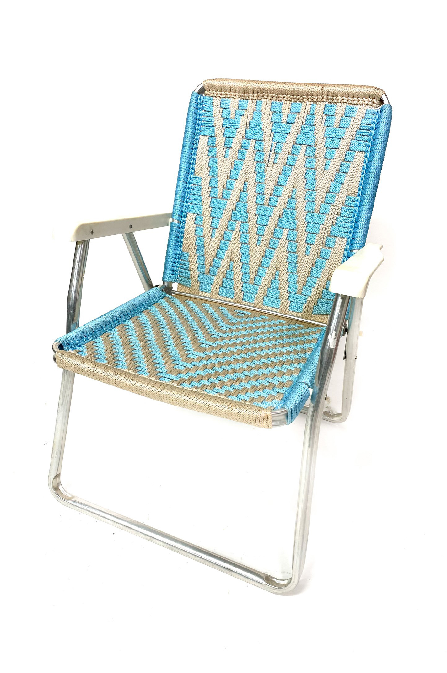 Vintage Macrame Lawn Chair