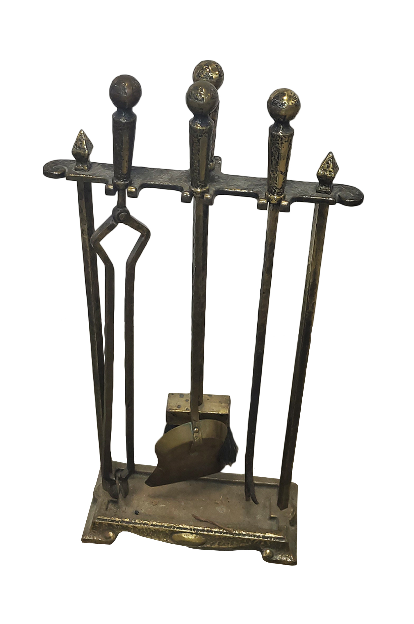 Vintage Brass Fireplace Accessories