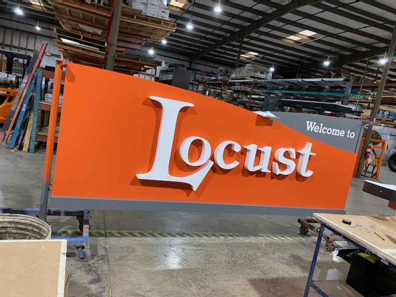 City of Locust Sign 24/27E