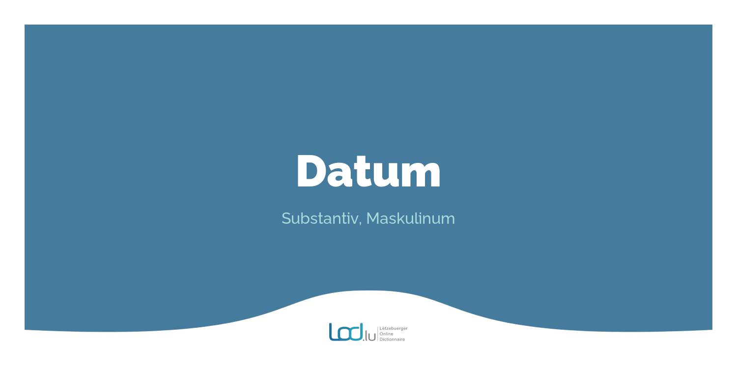„Datum“ LOD