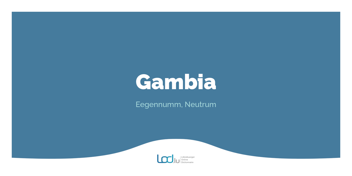 „Gambia“ LOD