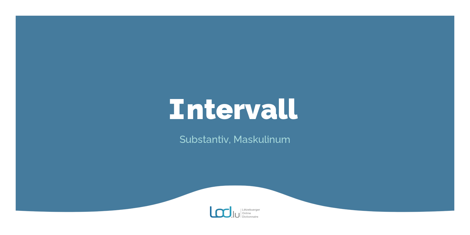 „Intervall“ LOD