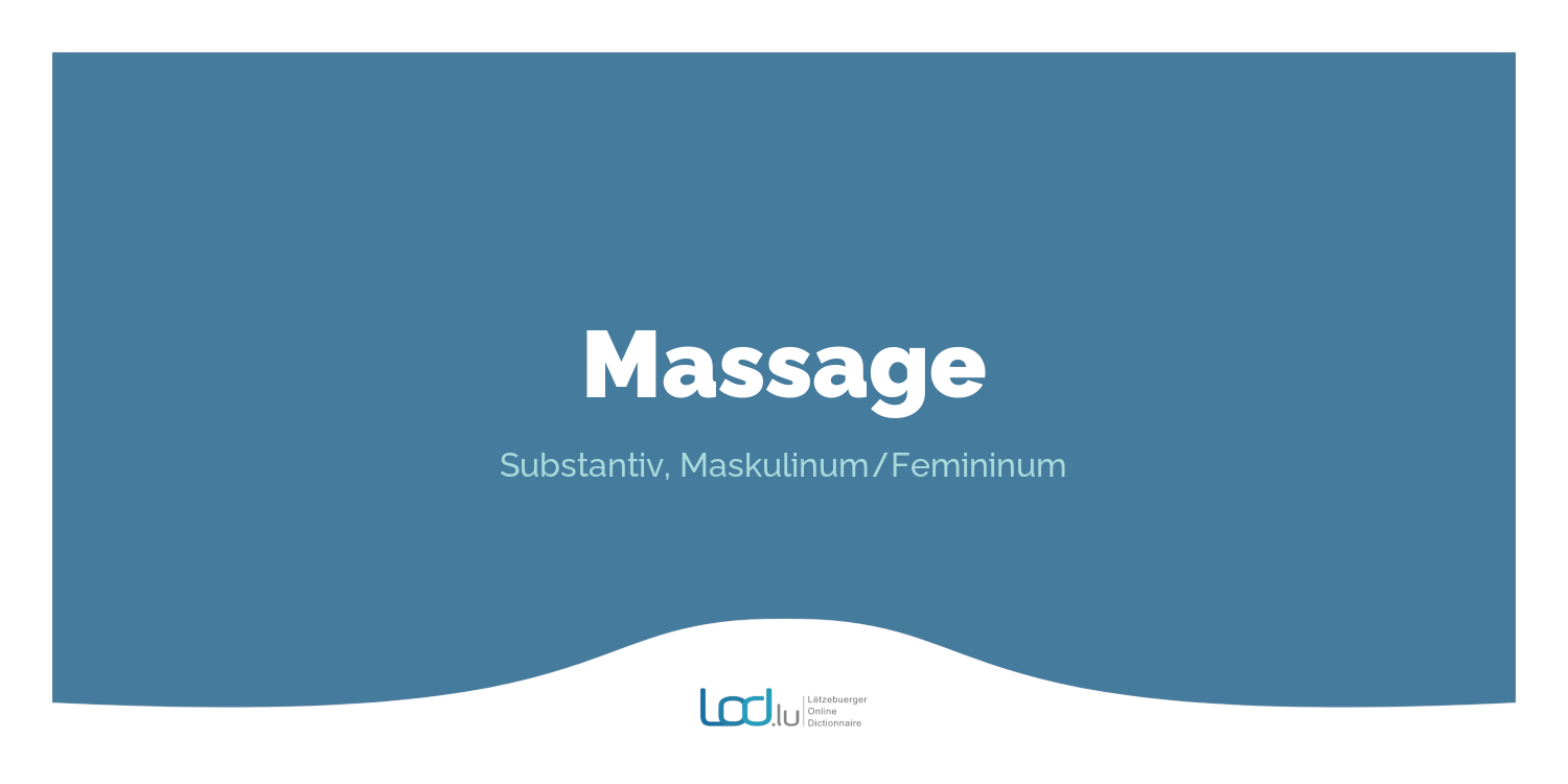 „Massage“ LOD